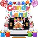 Halloween candy Trunk or Treat Car Decorations Kits Include candy Banner Lollipop Balloons Sweet Buckets for Halloween Car Garage Door Archway Home Outdoor Party Decorations