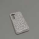 iCoverCase Compatible with Samsung Galaxy S24 Case with Card Holder, S24 Wallet Case for Women Men [RFID Blocking] PU Leather Protective Phone Case for S24 5G (Gray Leopard)