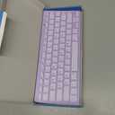 OMOTON Bluetooth Keyboard Compatible with iPad A16 11th 10th Generation, iPad 10.2 (9th/8th/7th), iPad Pro 13/12.9/11 inch, iPad Air/Mini and More iOS Devices, Purple