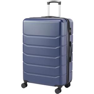 NEWBULIG 20 Inch Carry on Luggage, Lightweight Expandable Rolling Suit Case with TSA Lock, Hard Shell ABS Suitcase with Double Spinner Wheels, Blue