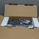 Bonsenkitchen Vacuum Sealer for Food, Easy-Lock Handle Vacuum Sealer Machine with Bag Clip, Built-in Cutter and Bag Storage for Sous Vide and Meal Prep, 1 Roll Bag & 10 Pre-Cut Bags, Silver (Fully Stainless Steel)