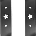 Mulching Blade 38 '' Fit for Craftsman/AYP/Poulan 12784, 127842,134148, 138497, 138970, 139774, 193957, for Husqvarna 38 '' mower blade 532127842, 532134148 LT1238, LT1538, Mower Blades 2Pack