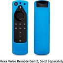 Star Wars The Mandalorian Remote Cover, for Fire TV Alexa Voice Remote Gen 2 (Bounty Blue)