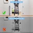 PRObebi Retractable Baby & Dog Gate - Extends to 54" Wide, 34" Tall - Stair, Doorway & Hallway Use