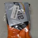 toolant 100% Waterproof Gloves for Men and Women, Winter Work Gloves for Cold Weather, Touchsreen, Thermal Insulated Freezer Gloves, With Grip, Orange, Large