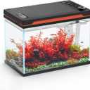 hygger Smart Aquarium Starter Kit, Glass Fish Tank with 24/7 Mode Light, Heater, Water Pump, Filter Media, Auto Feeder,Water Changer, Cleaning Tool, Fishing Net,Timer Automatic Switch (6 Gallon)
