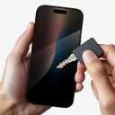 ZAGG Glass Elite Privacy Screen Protector for iPhone 16 Pro - 2-Way Privacy Filter, Ultra-Strong Tempered Glass, 5X Stronger, Smudge-Free, Easy Install, InvisibleShield, Recycled Content