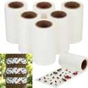 6 Rolls Spotted Lanternfly Traps Ant Insect Barrier, 30 ft Each, Outdoor Fly Tree Trap Sticky Strips Tree Trunk Wraps to Protect Trees, Fruit & Plants, Pest Control Lawn & Garden