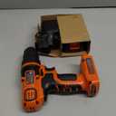 BLACK+DECKER 20V MAX Cordless Drill and Driver, 3/8 Inch, With LED Work Light, Battery and Charger Included (LDX120C)