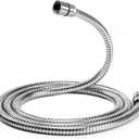 Shower Hose, 79 Inches Extra Long Stainless Steel Handheld Shower Head Hose with Brass Insert and Nut, Flexible, Brushed Nickel