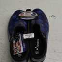 Sloggers Original Waterproof Rain and Garden Shoe for Women Outdoor Slip-On Garden Clog - Made in The USA with Premium Comfort Insole and Arch Support (7, Grungy Paw Print Blue)