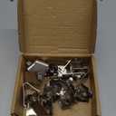 920158 Freezer Shelf Clip,Stainless Steel Shelf Clip for Refrigerator,Freezer Cooler Shelf Support,Replacement Shelf Square Buckles Clips (16)