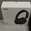 LORELEI QC30 Hybrid Active Noise Cancelling Headphones, 60H Playtime, Built-in Mic, Wireless Over Ear Headsets with Case,Bluetooth 5.4,Deep Bass Comfort Fit Soft-Earpads Fast Charging -Dunes Grey