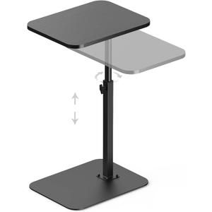 Side Table, Black (11.8"D x 15.7"W x 33"H)