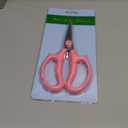 Leize Flower Scissors, Premium Thickened Stainless Steel Floral Shears, Strong Pruner for Flowers, Branches and Leaves (Pink Slender)