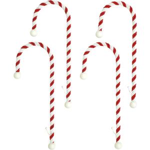 Haute Decor Candy Cane Stocking Holder (Classic Red & White, 4-Pack) - Lightweight Christmas Stocking Hanger, Holds up to 10 pounds Haute Decor Candy Cane Stocking Holder (Classic Red & White, 4-Pack) - Lightweight Christmas Stocking Hanger, Holds up to 10 pounds