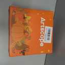 Artscope Fall Decorative Throw Pillow Covers 20x20 Inch Set of 4 Fall Gifts for Home Decor, Autumn Pumpkin Maple Leaves Harvest Decoration Pillow Cases for Home Sofa Couch Decor-Orange D