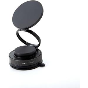 YOURS y708-058 Vacuum Gel Suction Cup + Super Strong Magnetic Smartphone Holder, Neodymium Magnet, Smartphones, Tablets, Gel Suction Cup, 360° Rotation, 360°