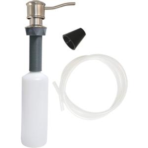 Danco Soap Dispenser with Curved Nozzle, 1 Pack, Brushed Nickel (10040)