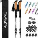 TheFitLife Durable 7075 Aluminum Trekking Poles, Walking Sticks for Hiking