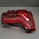 LED Tail Light Assembly Fit For 2018 2019 2020 Ford F150 w/Blind Spot(Module NOT Included) Passenge Side (Chrome Trim - R)