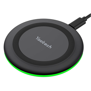 Yootech Wireless Charger,10W Max Wireless Charging Pad Compatible with iPhone 17/17 Pro/17 Pro Max/Air/16/15/14/13/SE 2022/12/11,Samsung Galaxy S25/S24/S23,for AirPods Pro 3(No AC Adapter)