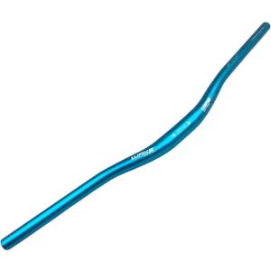 Wake 31.8mm MTB Mountain Bike Handlebar, Aluminum Alloy Mountain Bike Bicycle Riser Handlebar Extra Long 720/780mm with Paint Matte Surface (Blue, 780mm)
