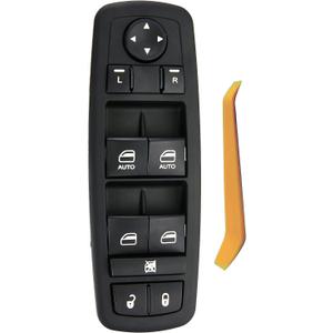 11 Metal Pins.Master Power Window Switch for 2011-2014 Dodge Charger,2011-20 Crysler 300,2015-17 Crysler 200.2016 Dodge Ram 1500,2500,3500,4500,5500.68139805AB,68139805AD (Green Light)
