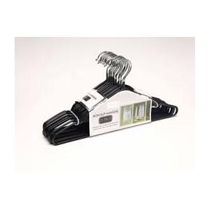 Simpli Furnished® Black Non-Slip Hangers 50 Pack
