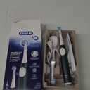 Oral-B iO Series 2 Rechargeable Electric Powered Toothbrush Starter Kit, Forest Green with 2 Brush Heads - Automatic Pressure Sensor to Protect Gums - 3 Modes - 2 Min Timer