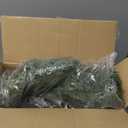 Christmas Cedar Garland Realistic with Lights - Cypress Decorations 9ft for Mantle Lighted Faux Pine Garlands for Xmas Home Decoration Indoor Stairs Railing Fireplace 9 Ft Outdoor Prelit Door Decor