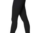 Sunzel Nunaked Workout Leggings for Women, Tummy Control Compression Workout Gym Yoga Pants, No Front Seam & High Waist (Medium, Black)