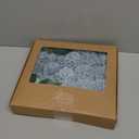 Ling's moment Dusty Blue Dahlia Foam Artificial Flowers Real Touch Faux Fake Flower for Home Decor Graduation Baby Shower Decorations Outdoors Party Favors Wedding Centerpieces Arrangements 25pcs