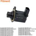 Turbocharger Bypass Valve(Cutoff Bypass Diverter Valve).Replaces Part 06H145710C,06F145710B,06F201282B. Compatible with Audi A4 TT VW CC Eos GTI Tiguan Beetle Jetta Passat 2.0L.