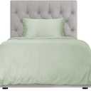 Hotel Sheets Direct Duvet Cover Bed Linen Set, 2 -Piece Set, Light Green, Twin