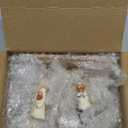 TenWaterloo Miniature Nativity Scene with Creche, Set of 12 Rearrange-able Figures