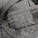 Queen Bed Skirt, Wrap Around Bed Skirt with Pleated Corner, 14 Inch Drop Pleated Waffle Weave Bedskirts, Anti-Slip, Microfiber, Grey, 14'' Queen (Gray)