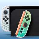 Slim Dock-Friendly Hard Shell Protective case for Switch 2 (2025), White, Compatible with Joy-con, Anti-Fingerprint, Precise Cutouts, Travel-Friendly