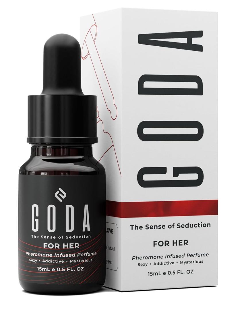 GODA Pheromones Perfume for Women The Original Long-Lasting Women's Fragrances with Jasmine and Rose, Vegan & Cruelty-Free 15ml/0.50 fl. oz