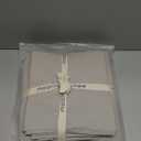 MooMee Bedding Duvet Cover Set 100% Washed Cotton Linen Like Textured Breathable Durable Soft Comfy (Heathered Almond Milk Grey, Twin 68"x90")