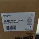 Bio Bidet Bliss BB1000 Electric Bidet Toilet Seat, Warm Water with Air Dryer, Heated Seat with Slow Close Lid, Remote Control, Elongated White