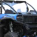 KIWI MASTER Rear Windshield for 2020-2025 Kawasaki Teryx KRX 1000 Accessories Hard Coat Poly Back Window Heavy Duty Polycarbonate Scratch Resistant