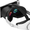 Upgraded VR Headset for Nintendo Switch, Switch OLED Model Virtual Reality Glasses with Adjustable HD Lenses and Head Strap, Labo VR Kit 3D Goggles Accessory