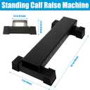 Steel Calf Raise Block, Standing Calf Machine for Stretching Calf Muscles, Relaxing Ankles, Anti-Slip Solid Platform, Small