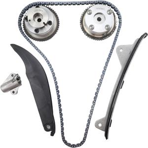 Timing Chain Kit W/VVT Sprocket 24321-2E010 24350-2E011 24370-2E010 6mm Chain Teeth For Hyundai Kia Soul Forte Cerato Tucson Forte5 2.0L YEARS 2017-2020 243502E011 243212E010 243702E010