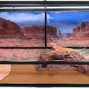 Carolina Custom Cages, 48Lx18Wx24H Tall Extra-Long Terrarium; Easy Assembly