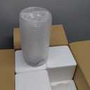 PHOSPHOR Hurricand Candle Holder 12 PCS, Glass Pillar Candle Holder, Clear Glass Cylinder Candleholder Glass Cylinder Vase for Centerpieces Wedding Party Decoration