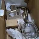 Delta Modern 14 Series Square Rain Shower System Faucet Set, Rainfall Brushed Gold Shower Head and Handle Set, Valve Trim Kit, 10 Inch, Champagne Bronze 342701-CZ