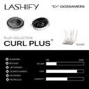 Lashify Curl Plus+ 10mm Gossamer Eyelash Extensions Refill in Truffle, Easy DIY False Lashes for the Most Delicate, Natural and Long Lasting Look