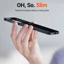 TORRAS Slim Fit for iPhone 13 Pro Case 6.1 Inch, Never Yellowing, Hard PC Ultra Thin Phone Case Super Lightweight Matte Protective, Space Black